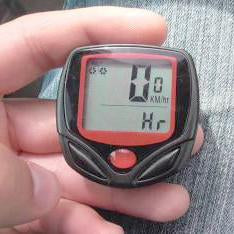 Wukusy 1539 automotive cycle computer with trip distance and timer, durable device for tracking cycling metrics.