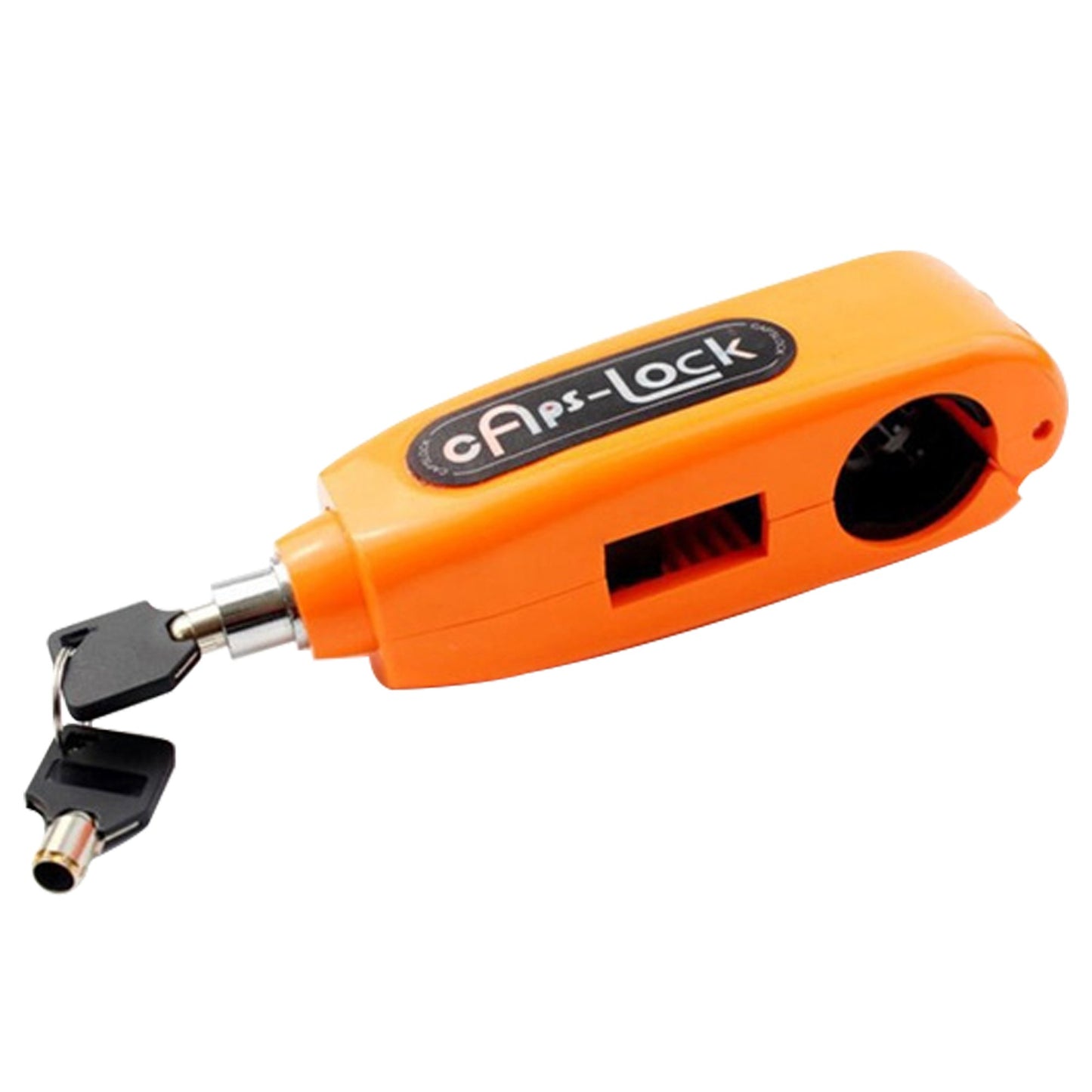 Wukusy heavy-duty bike brake lock securing handlebar and brake lever for enhanced bicycle security and safety.