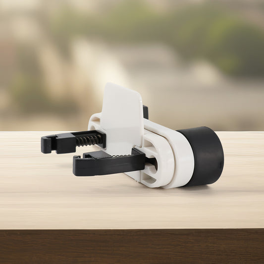 Wukusy automotive car phone holder with 180-degree rotating mount, securely holding smartphone inside vehicle.