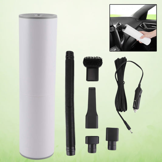 Wukusy handheld portable car vacuum cleaner set for automotive cleaning, compact and easy to use in vehicles.