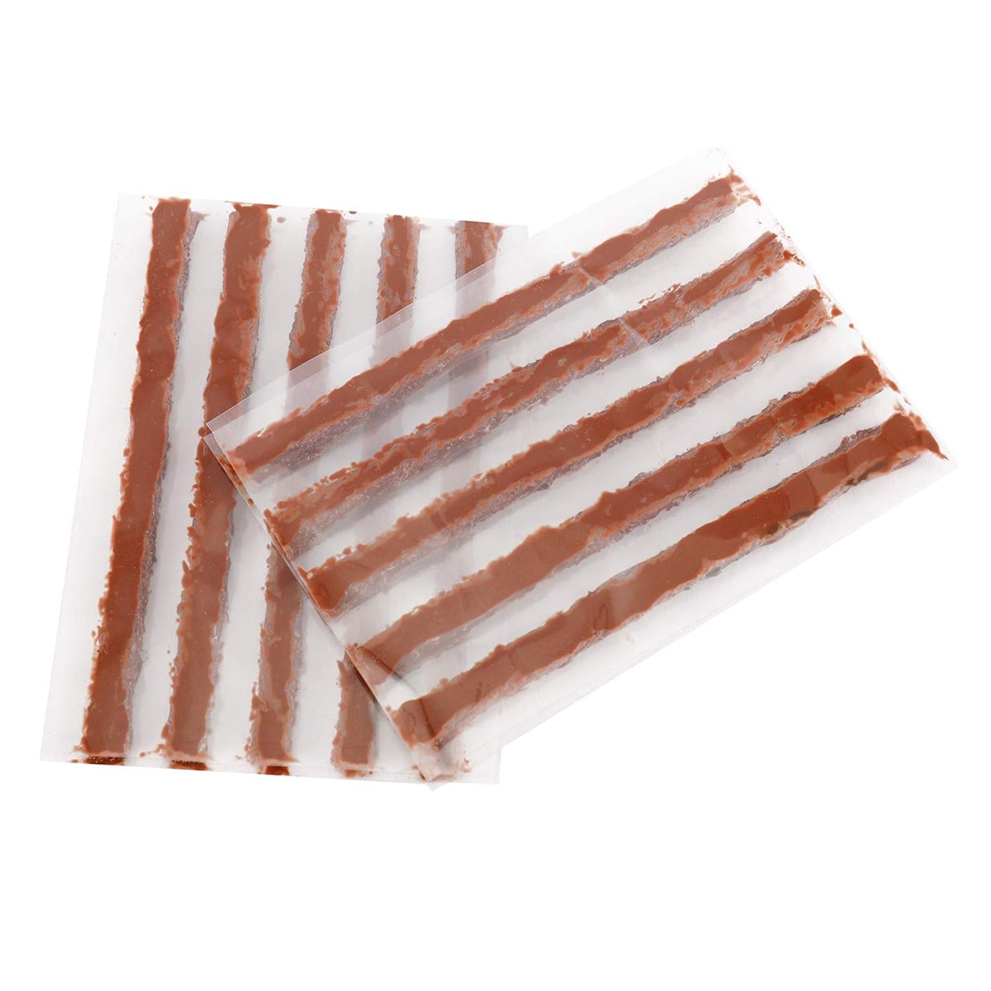 Set of 10 Wukusy automotive tire repair strings rubber strips for cars and bikes, used for quick tire puncture repairs.