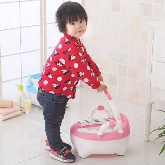 Wukusy baby portable potty seat for toddlers, toddler boys and girls, compact potty chair for children 1+ years old.