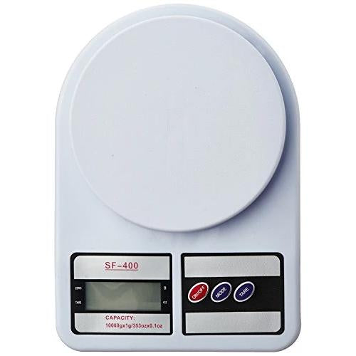 Wukusy 057 digital weighing scale with 10 kg capacity, display and sleek design for accurate weight measurement