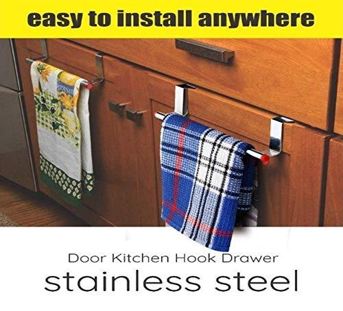 Stainless steel Wukusy towel hanger for bathroom, wall-mounted towel rod bar, durable bathroom accessories for towel organization.