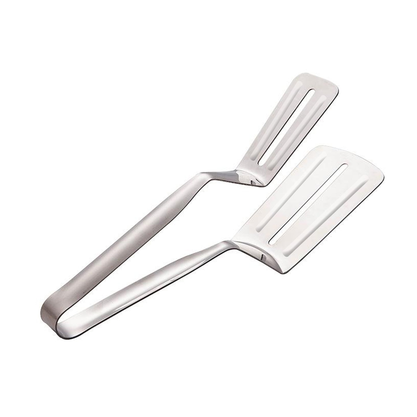 Wukusy 2919 multifunction cooking and serving tong with stainless steel design, includes steak clip clamp for BBQ and kitchen use.