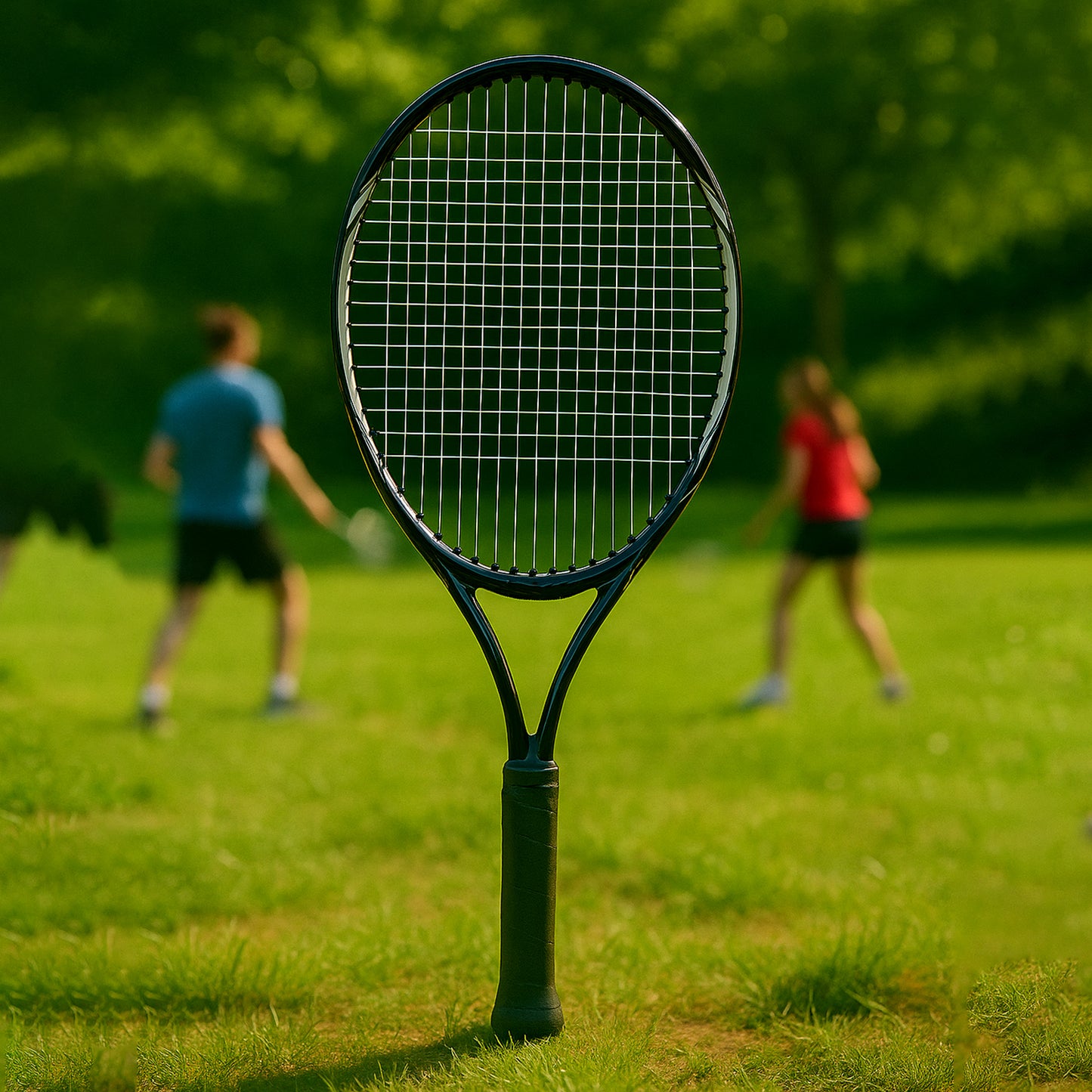 Wukusy Konex lightweight tennis racket with full cover, showing the racket's frame and grip in a clear, detailed view.