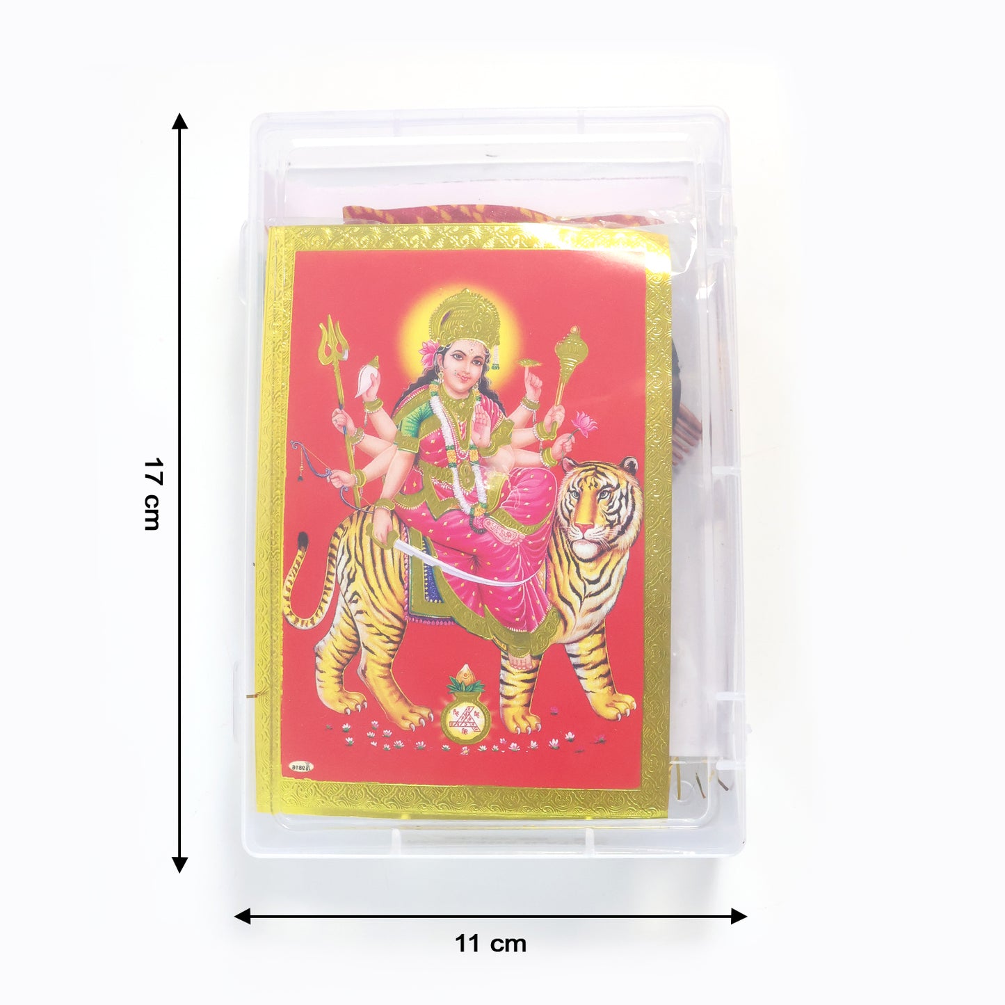 Wukusy Mataji Shringar Box complete puja decoration kit with colorful accessories and traditional items for religious rituals