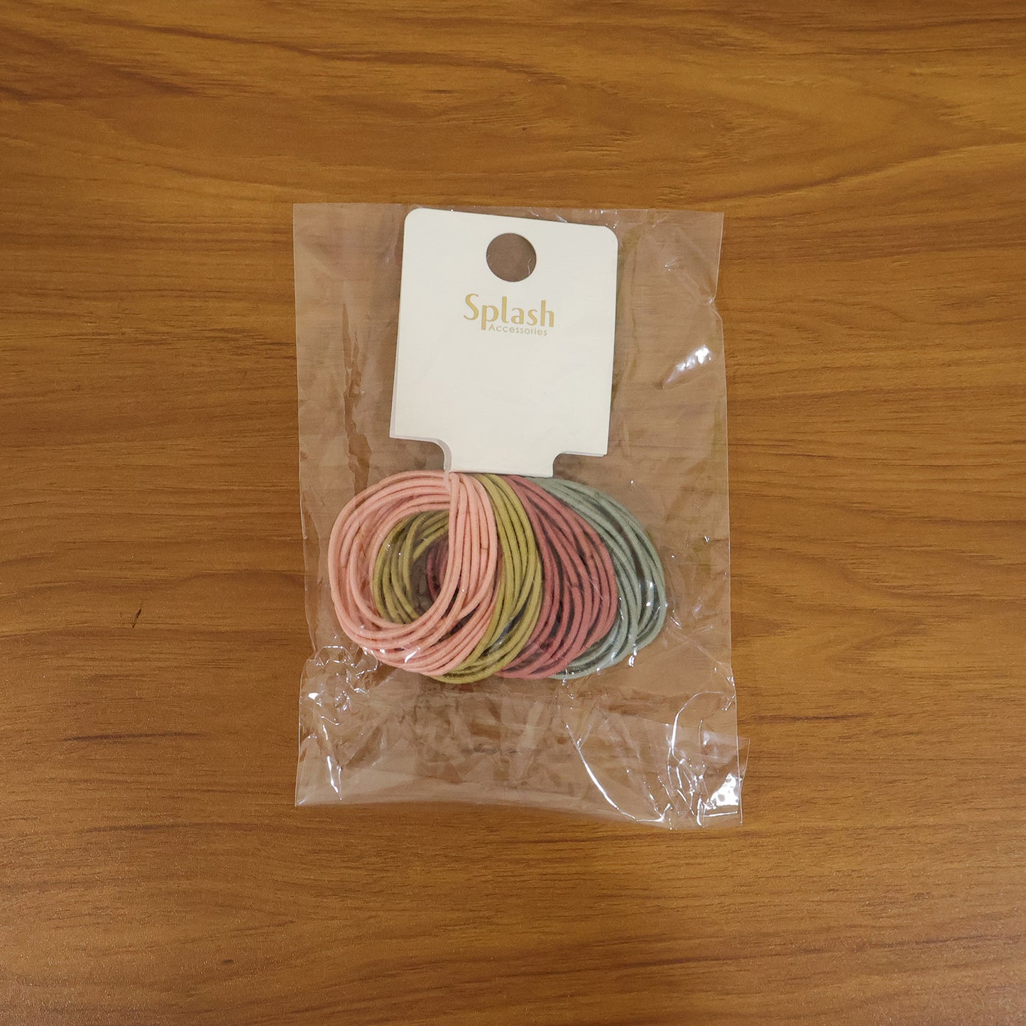 Set of 40 soft stretchable elastic hair bands and rubber hair ties by Wukusy, ideal for securing hair comfortably.