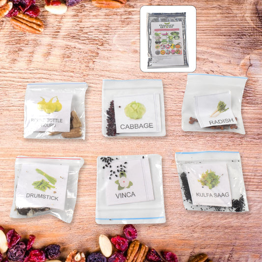 Wukusy garden vegetable and flower seeds combo with 20 variety packets, ideal for planting diverse garden crops and blooms.