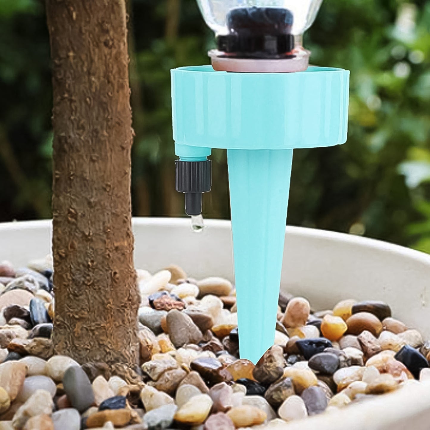 Wukusy garden auto plant watering devices, 4-piece set for automatic watering of indoor and outdoor plants.