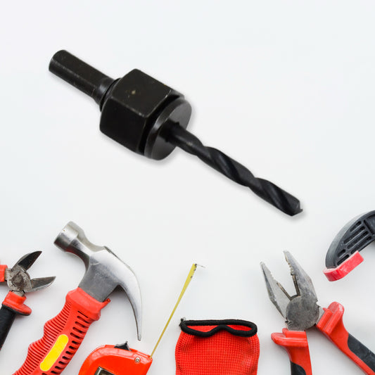 Wukusy door lock installation hole saw kit with 22mmx150mm cutting diameter, hardware fittings for secure lock fitting.