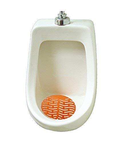 Wukusy 1310 Anti Splash Urinal Round Screen Mat in white for hygiene and splash prevention in bathrooms.