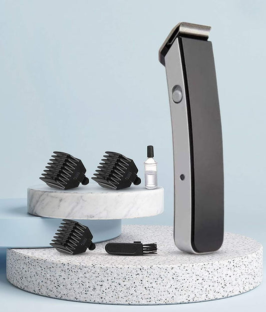 Wukusy NS-216 rechargeable cordless hair and beard trimmer for men, with adjustable blades and ergonomic handle.