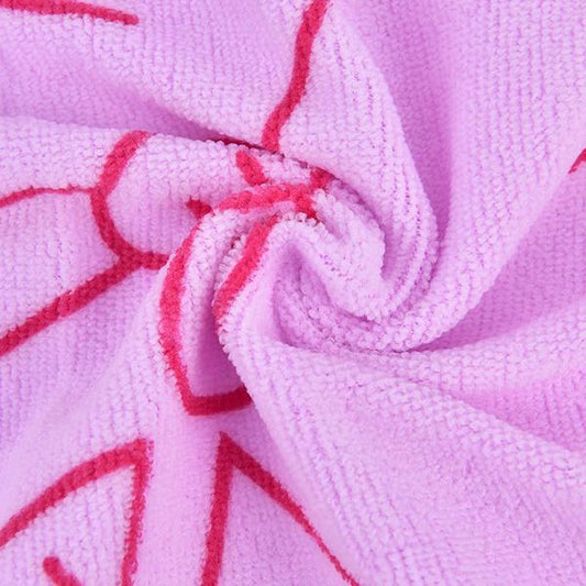 Wukusy soft cotton bathrobe for girls and women, quick-dry towel, cozy health and beauty bath dress for ladies