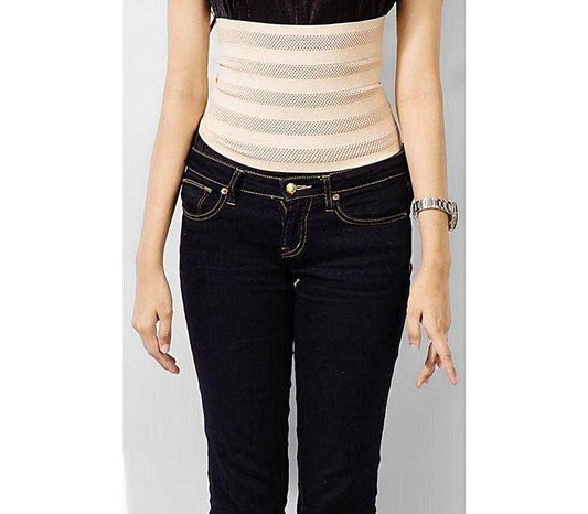 Wukusy waist trimmer belt with two hooks, body shaping cincher for waist slimming, size large, health and beauty product