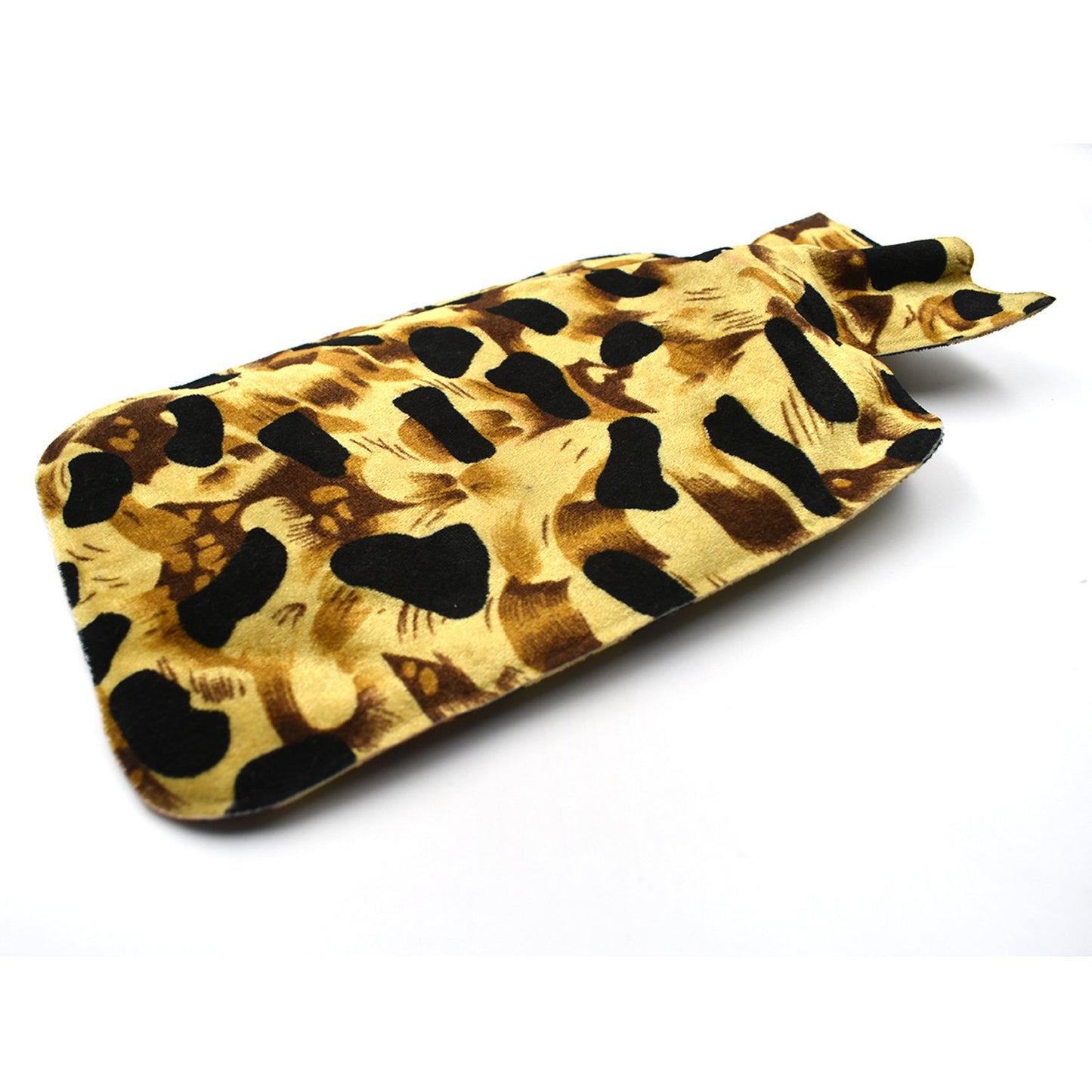 Large Wukusy rubber hot water heating pad for pain relief, shown with a flexible, soft rubber exterior and a secure closure.