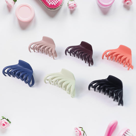 Wukusy multicolor hair claw clips set for women and girls, 12-piece mix design, stylish hair accessories for everyday use.