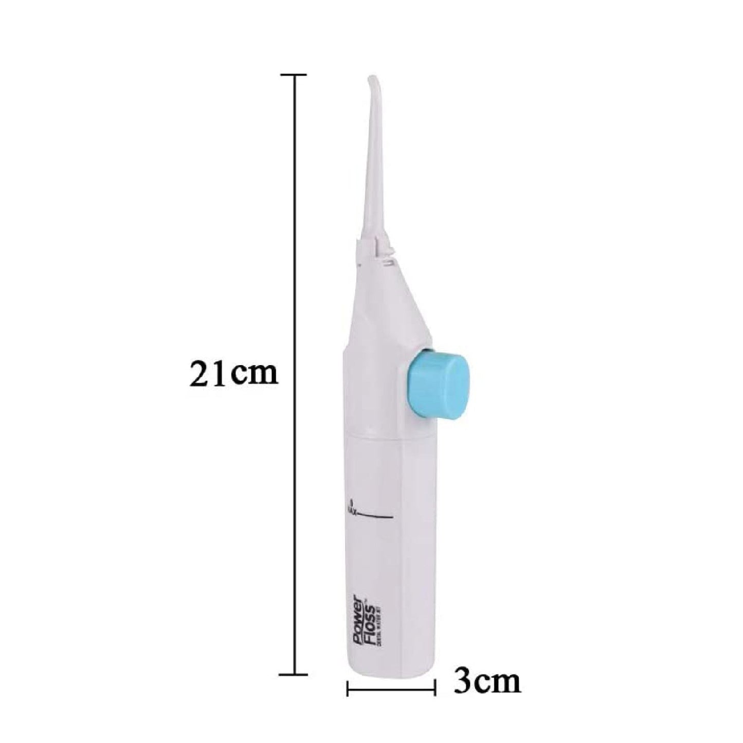 Wukusy 4618 Smart Water Flosser for teeth cleaning, showing the compact device with water jet nozzle and control buttons.