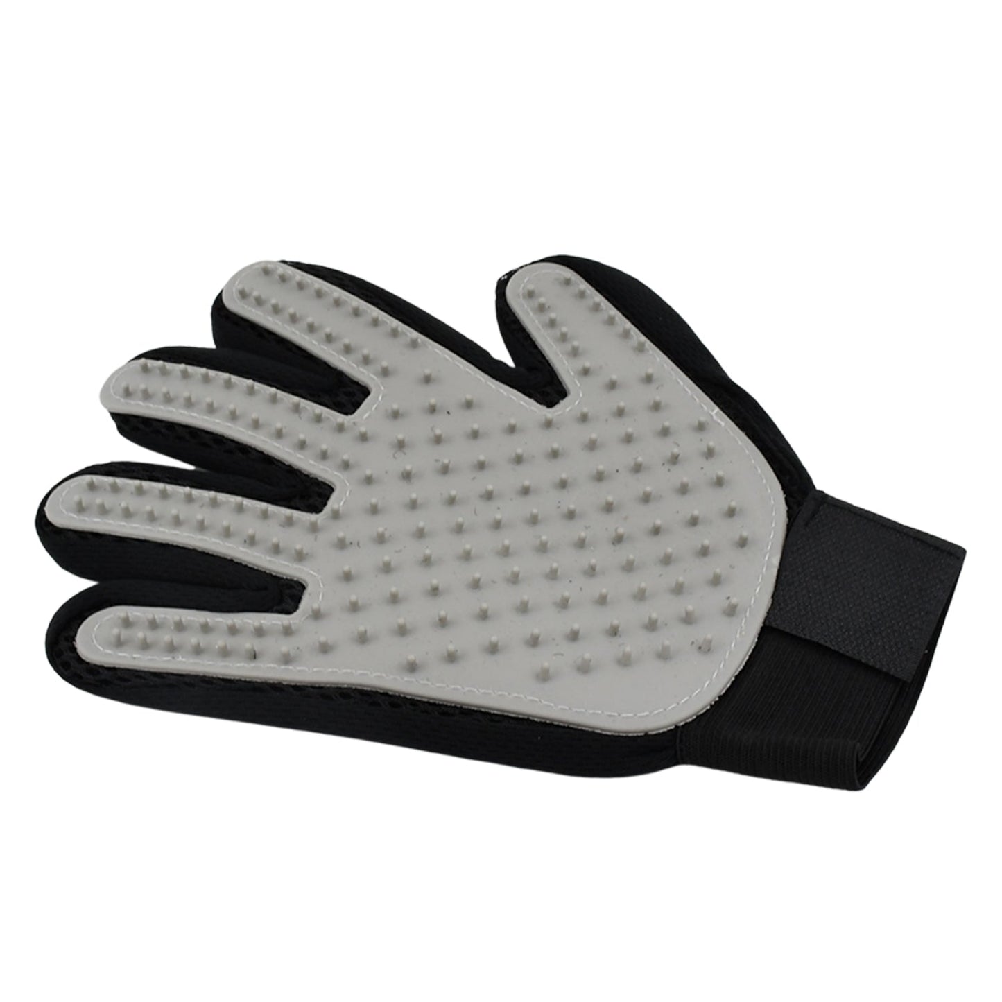 Wukusy Grey True Touch Gloves for bathing, health care tool, flexible and soft for gentle skin cleansing or skincare routines.