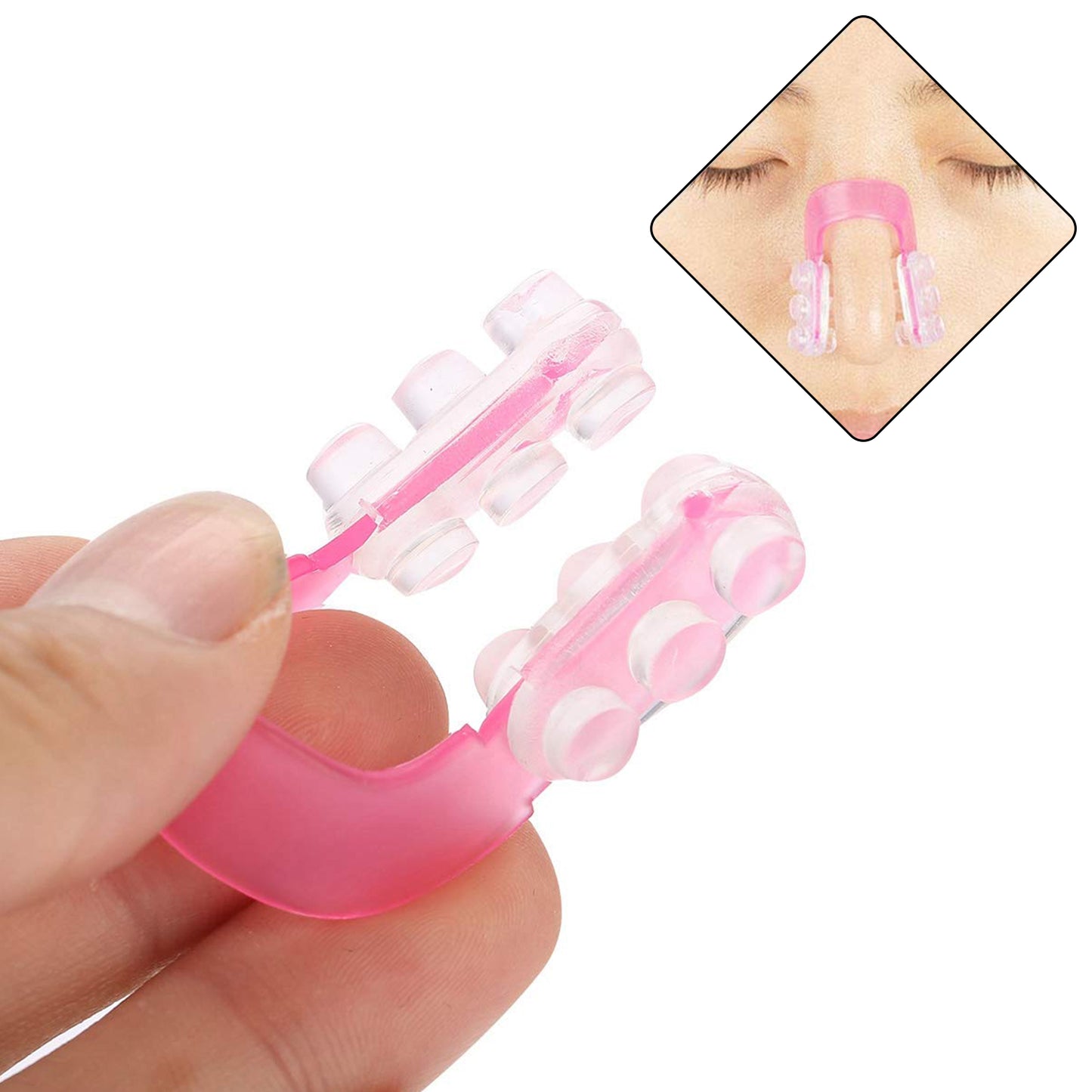 Wukusy Nose Up Lifting Shaper Clip worn on the nose for lifting and shaping, designed for health care and facial support.