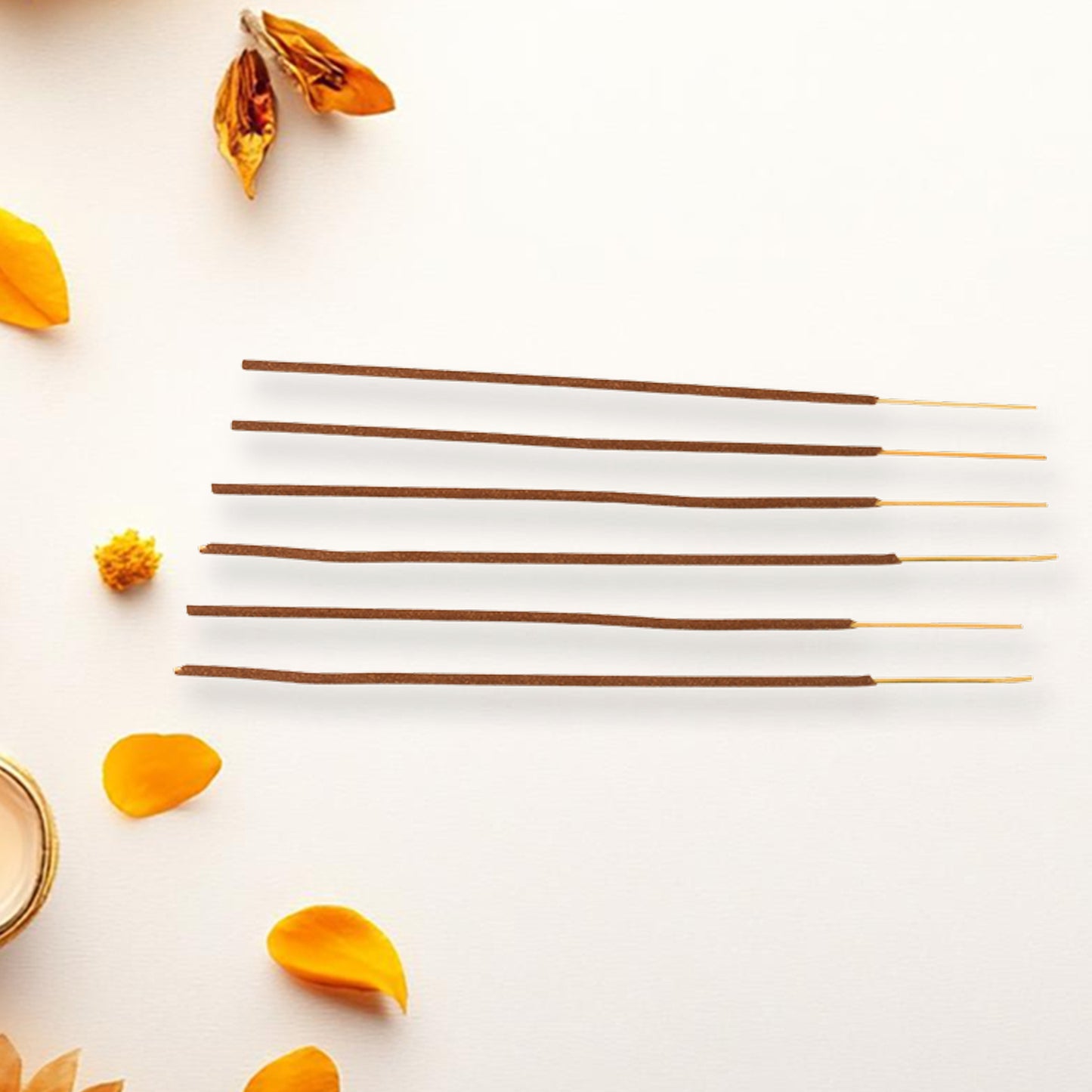 Wukusy Orchid Flavour Incense Sticks Agarbatti in 90g packet with matchsticks for health care and aromatic relaxation.