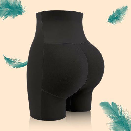 Wukusy women's padded butt lifter underwear with hip pads, body shaper control knickers, large size, for shaping and support.