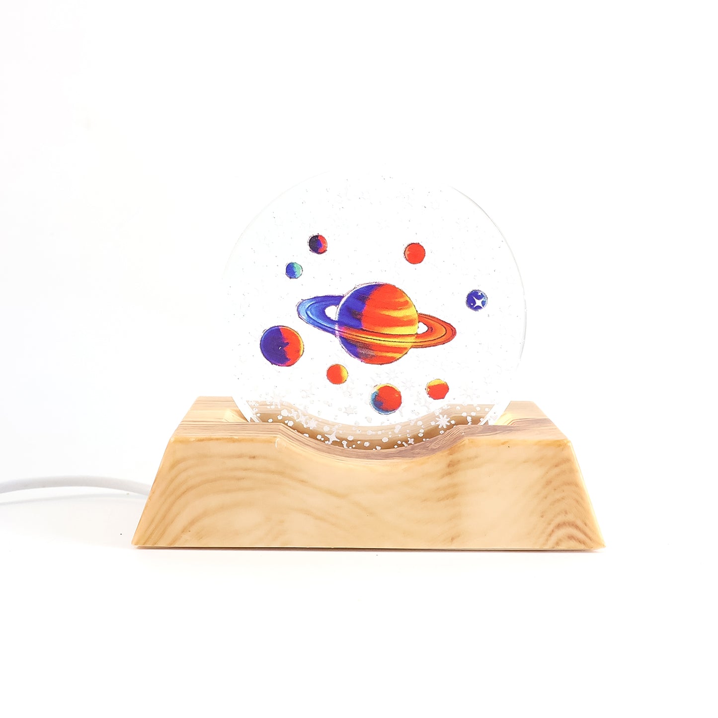 Wukusy 3D Creative Visualization LED Night Light, modern home decor lamp with artistic design and soft lighting for ambiance.