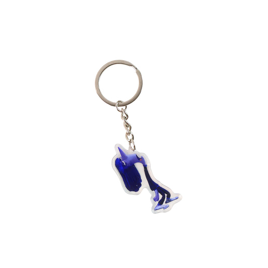 Cute cartoon character acrylic keychain by Wukusy, featuring colorful, playful design, ideal for home decor or accessories.