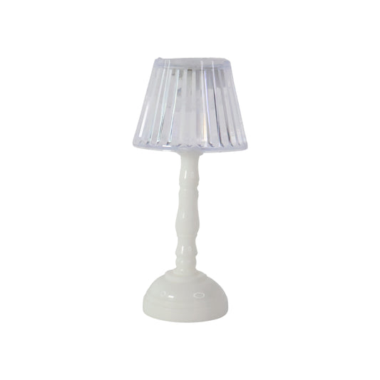 Set of four Wukusy LED crystal table lamps, elegant home decor with sparkling crystal accents and warm lighting.