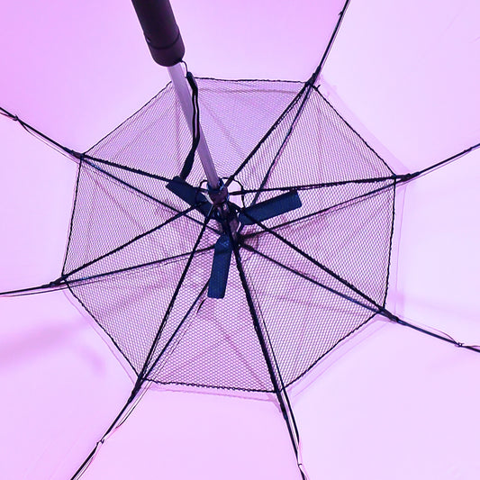 Wukusy sun umbrella with built-in fan and power bank, ideal for summer outdoor shade and cooling comfort.