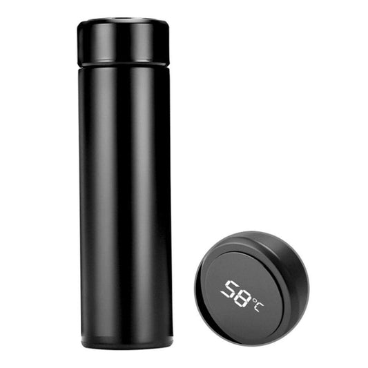 Wukusy double stainless steel wall-mounted smart flask water bottle for home improvement, B grade, sleek and durable design.