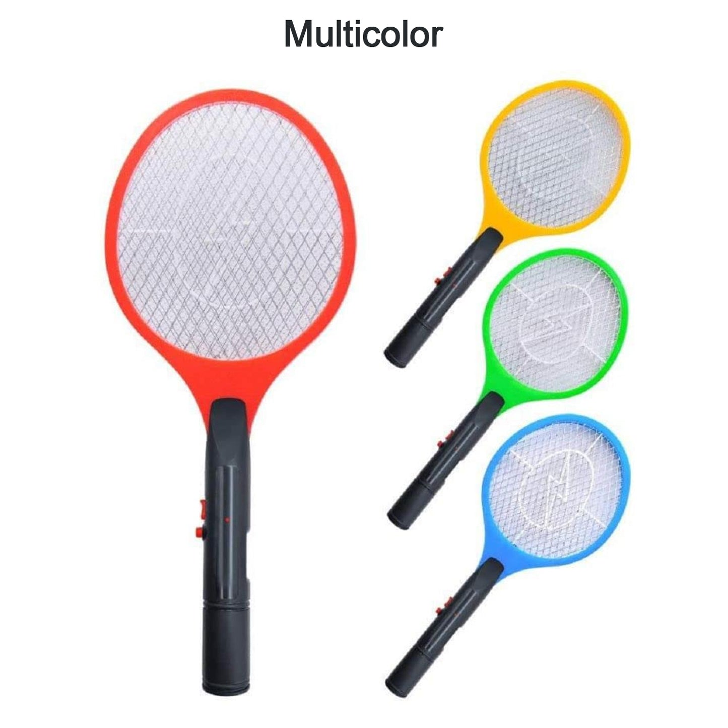 Wukusy rechargeable electric mosquito killer racket with a handheld design, ideal for home insect control and fly swatting.