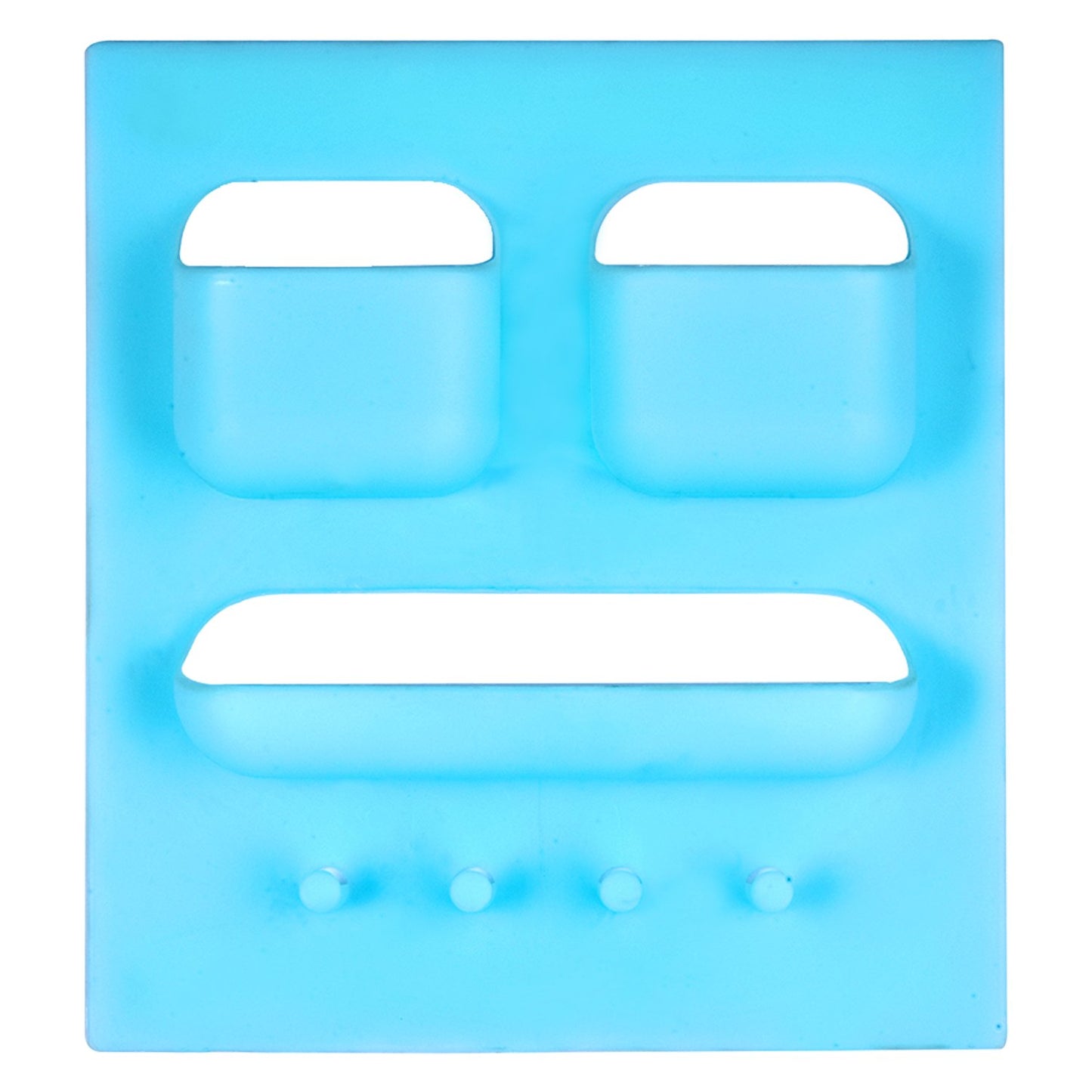 Wukusy 1750 plastic unbreakable soap dish with toothbrush and toothpaste holder for home bathroom organization
