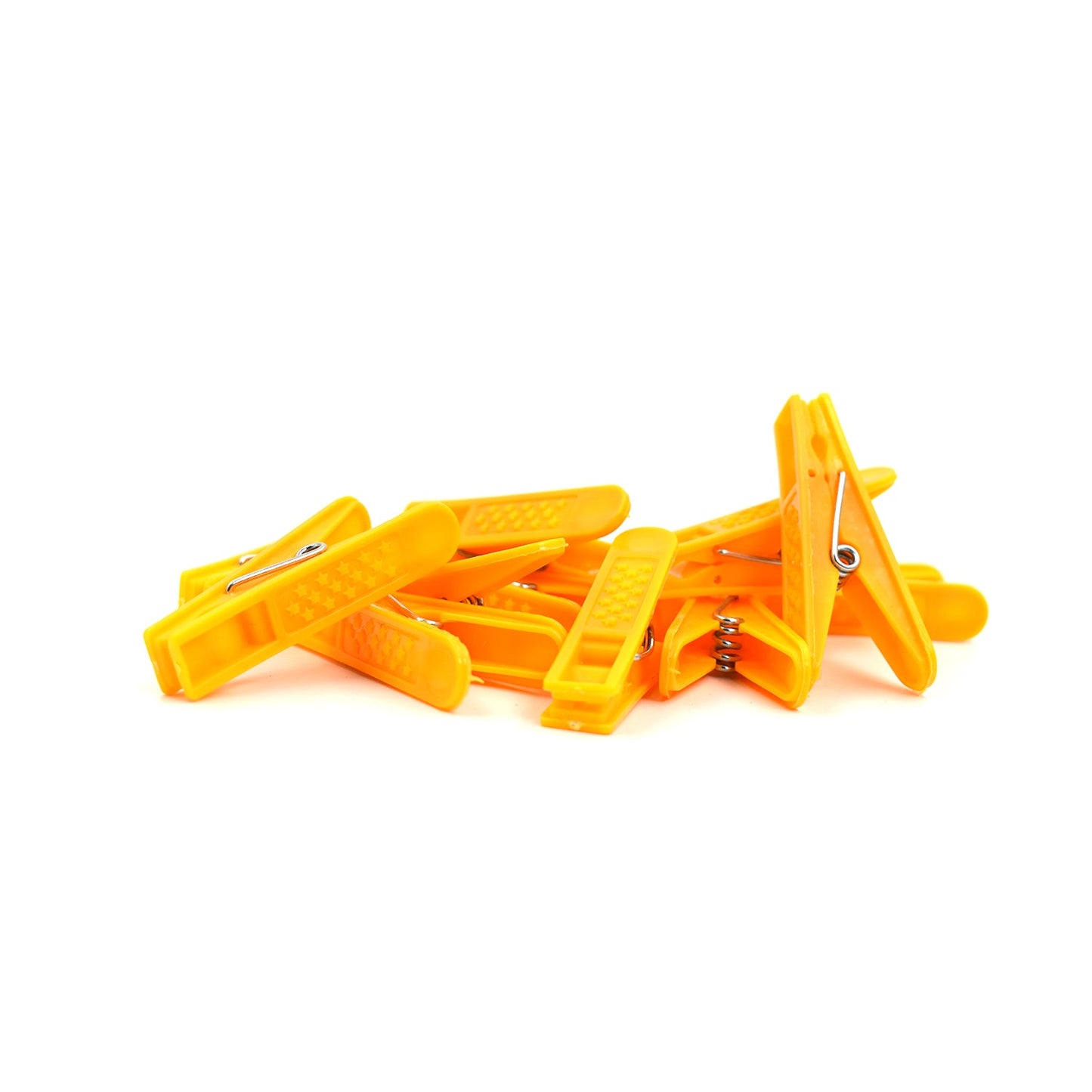 Wukusy 6136 12-piece cloth clip set for household and office use, holding clothes and various items securely.