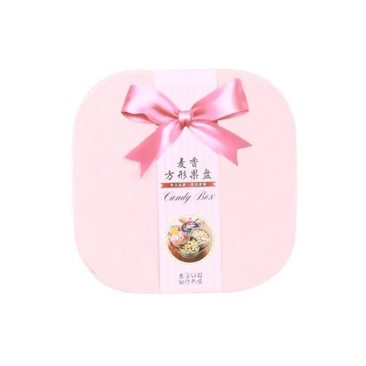 Wukusy large capacity candy box with compartment design, divided fruit and food plate, ideal for living room storage and organization.