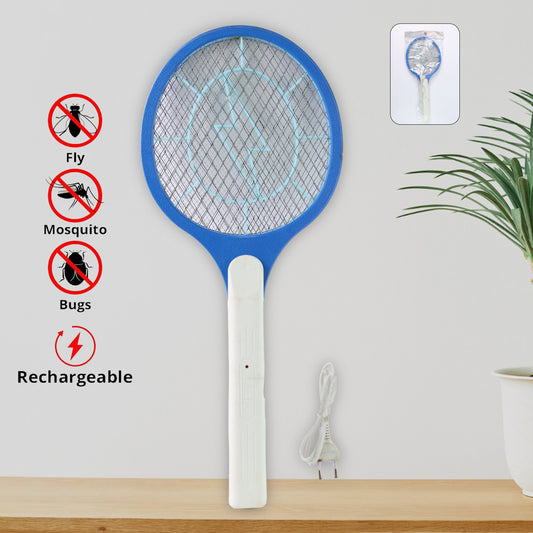 Wukusy 9108 rechargeable anti-mosquito racquet with LED light, home insect killer for effective mosquito control.