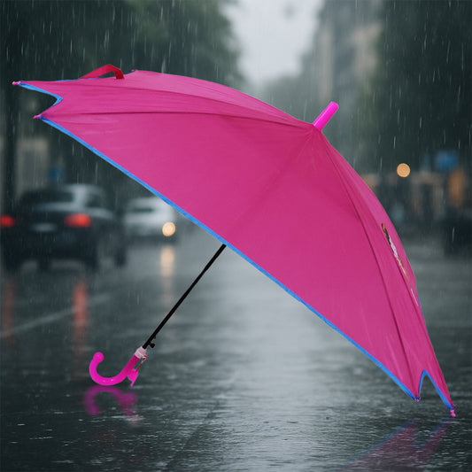 Wukusy classic hook handle umbrella, windproof and waterproof, providing reliable rain protection in a compact design.