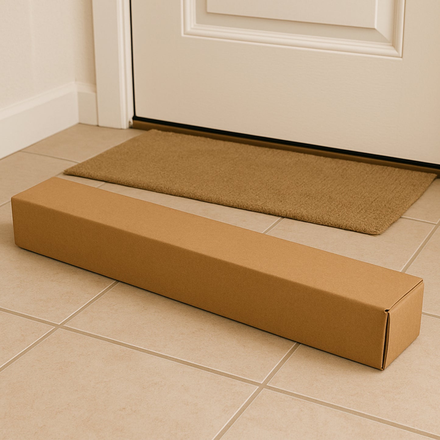 Heavy-duty brown packing box by Wukusy, 7x66x9 cm, ideal for product packaging and home improvement tasks.