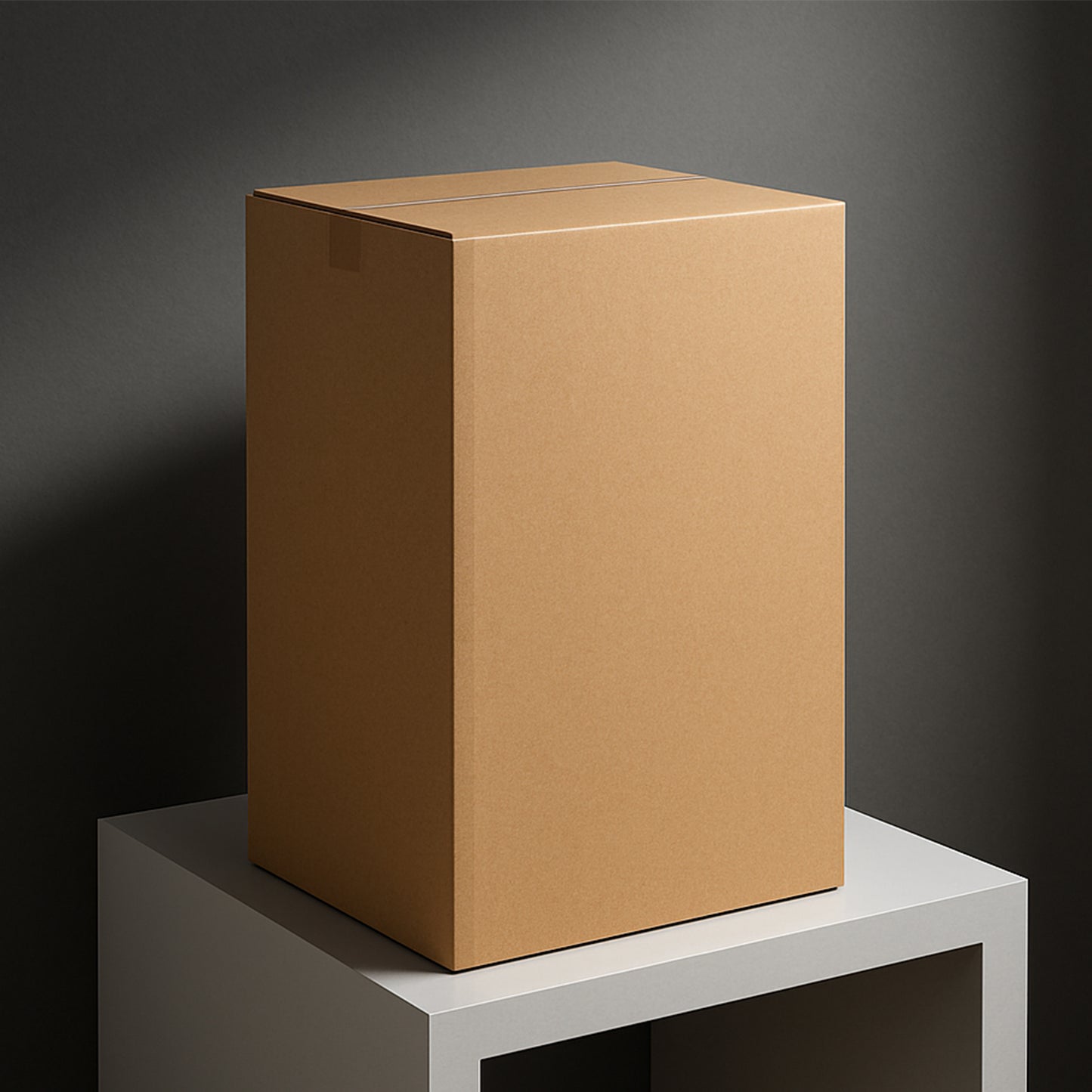 Heavy-duty brown packing box by Wukusy, 80x60x45cm, ideal for home improvement product shipping and storage.