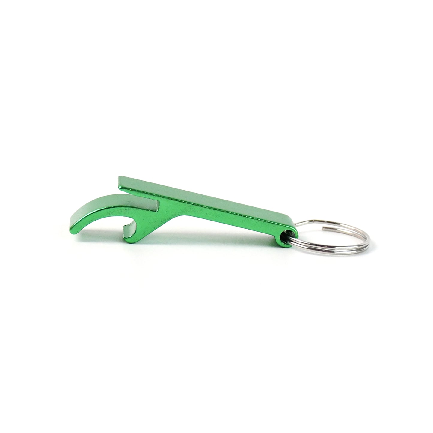 Wukusy metal bottle opener keychain, compact home improvement tool with keyring, ideal for opening bottles on the go.