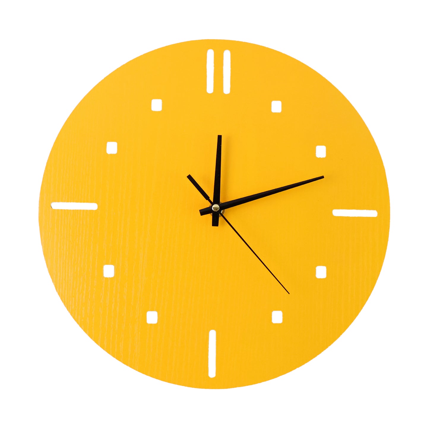 Modern round Wukusy wall clock, stylish silent decorative timepiece for home improvement, non-ticking design.