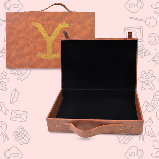 Wukusy leather briefcase for multi-purpose use, 30x20 cm, B-grade, suitable for home improvement and professional carrying needs.