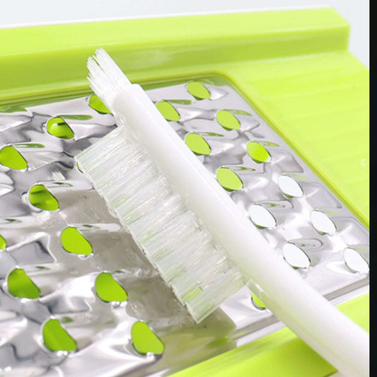 Wukusy multifunctional cleaning brushes set with two durable brushes for home cleaning tasks, suitable for various surfaces.