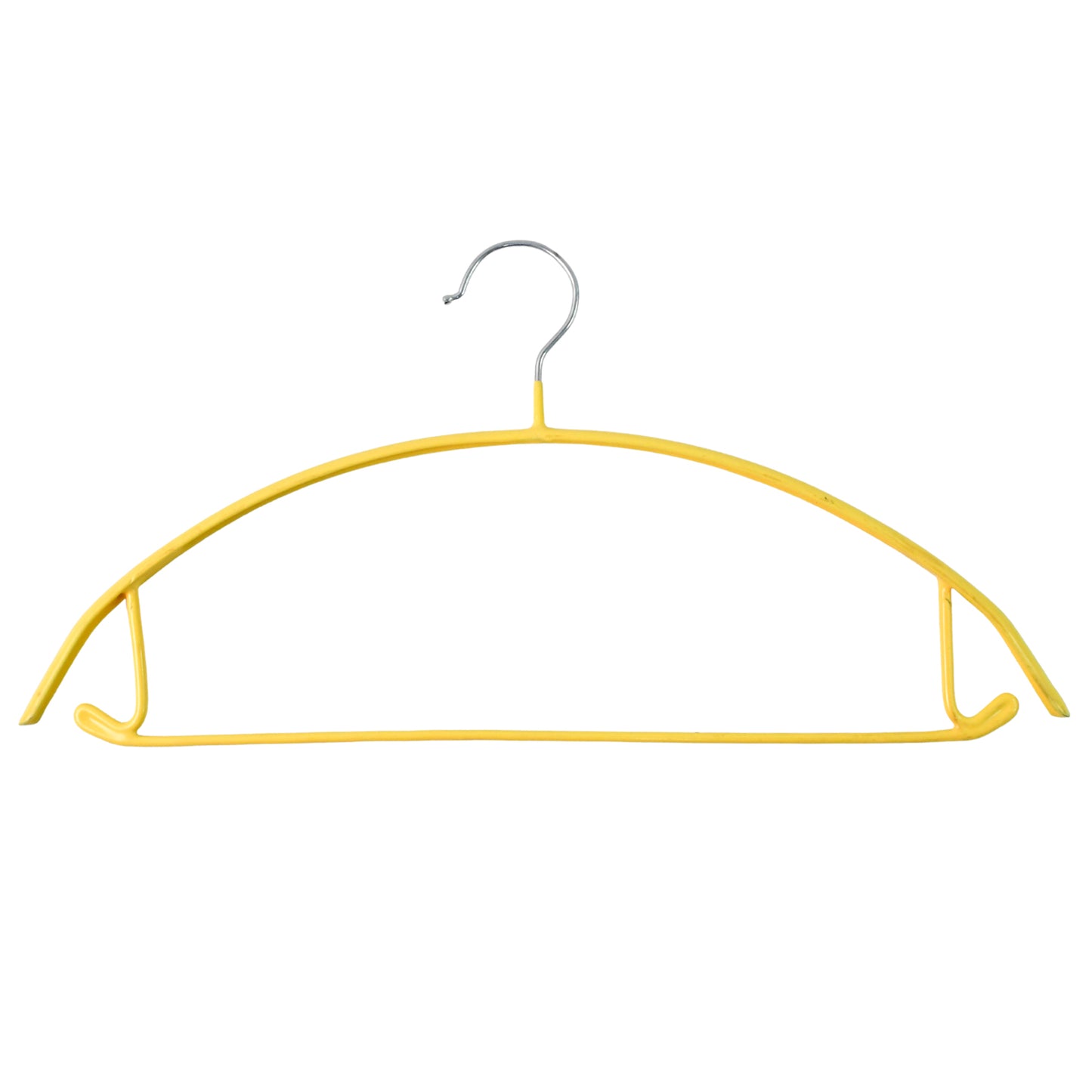 Wukusy heavy-duty metal clothes hanger with a sturdy hook, ideal for hanging clothes in home improvement projects.