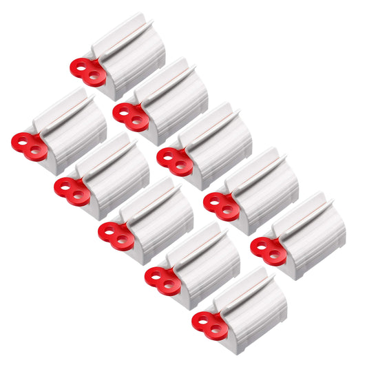 Wukusy 10-piece premium plastic tube squeezer dispenser set for efficient home improvement and condiment dispensing.