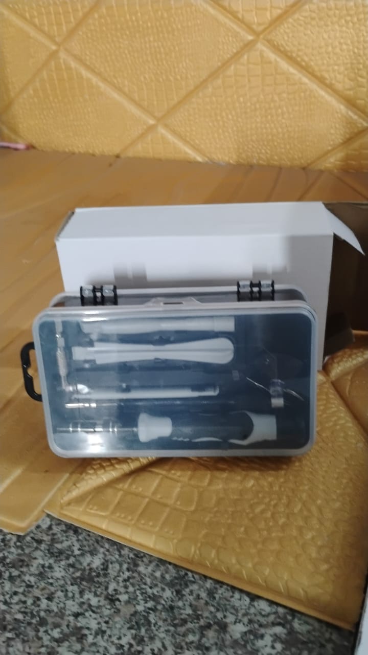 Wukusy 117-piece electronic screwdriver and repair tool kit with laptop and mobile repair tools for home improvement.