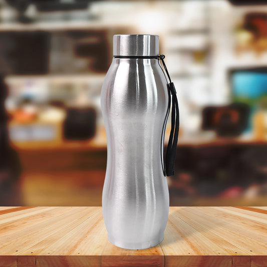 Wukusy stainless steel double wall vacuum-insulated water bottle, 1000 ml, with sleek design for home and outdoor use