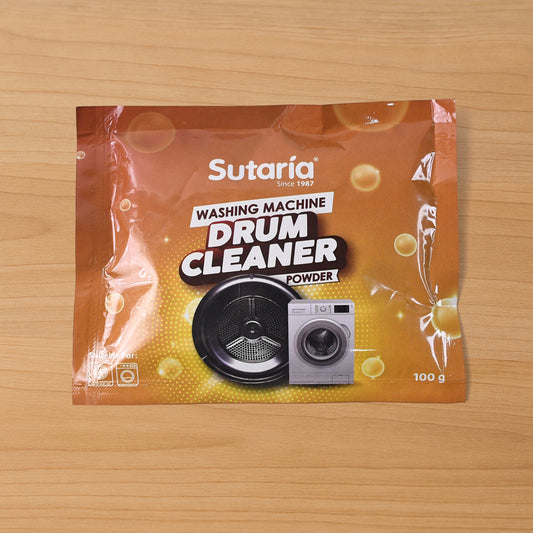 Wukusy washing machine drum cleaner powder in a 100g package, used for home appliance maintenance and cleaning.