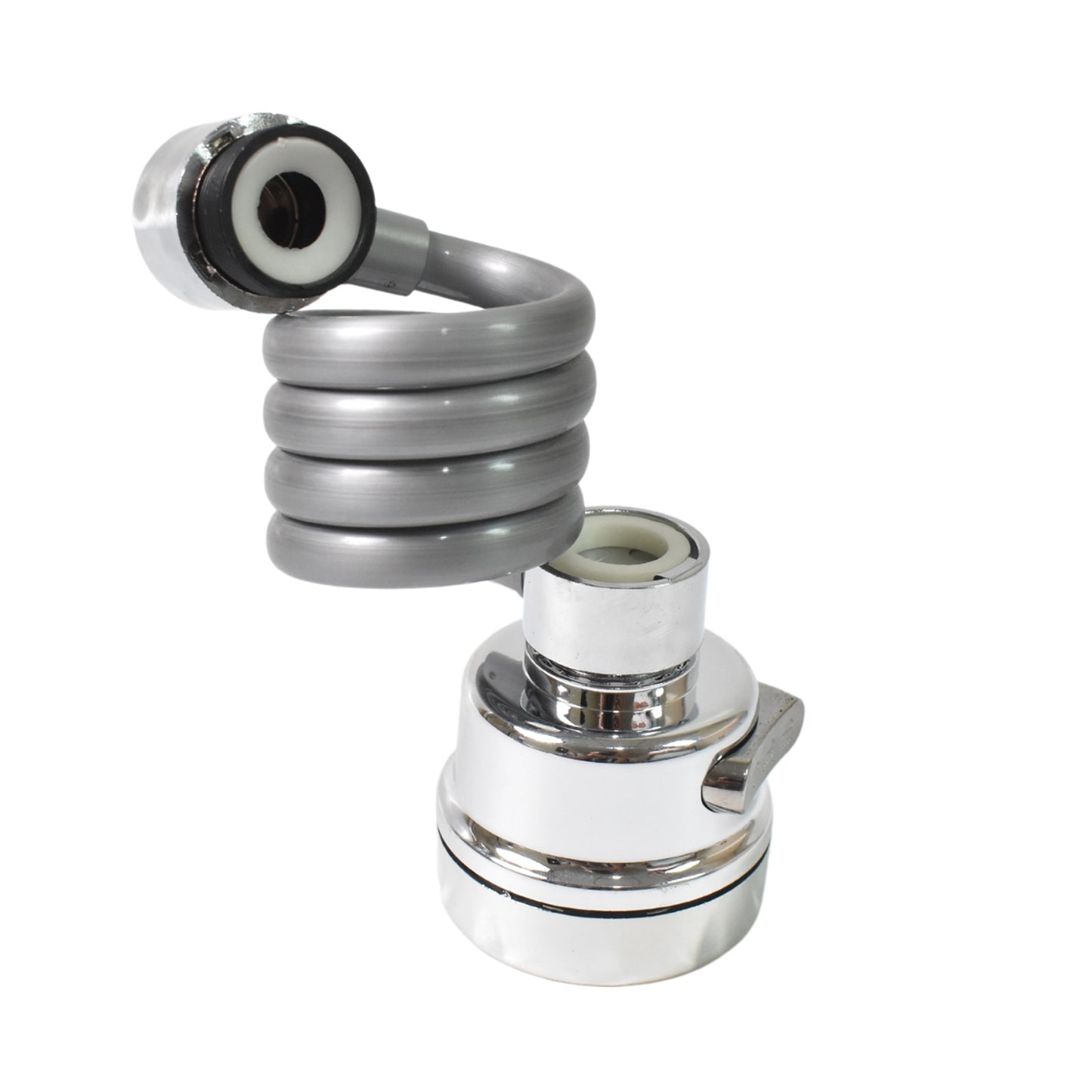 Wukusy water faucet extender with kitchen sink sprayer, home improvement tool for easy faucet extension and cleaning.