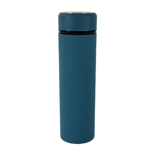 Wukusy 500ml stainless steel leak-proof water bottle, suitable for fridge, gym, hiking, travel, with hot and cold water.